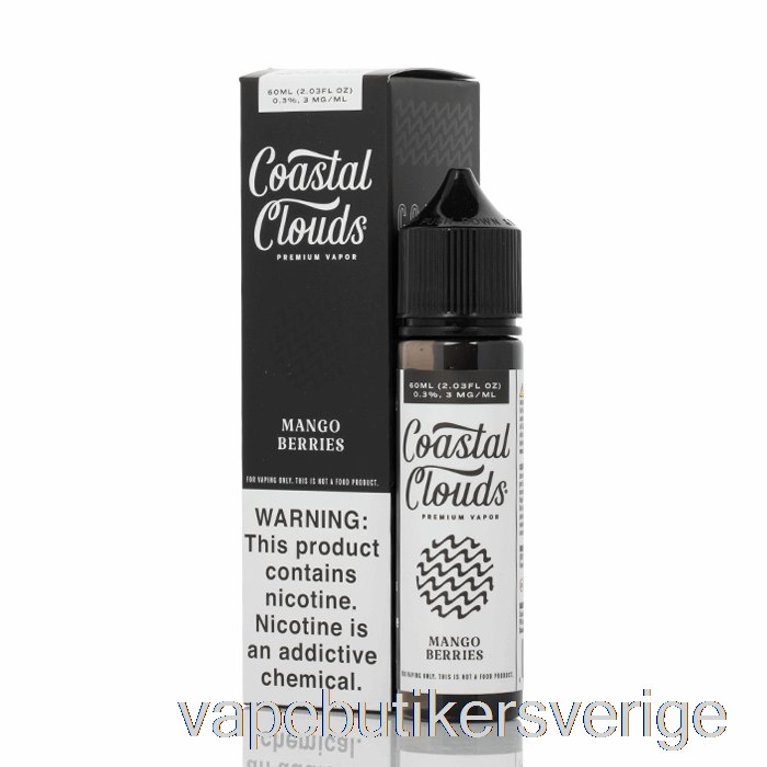 Vape Sverige Mangobär - Coastal Clouds Co. - 60ml 6mg